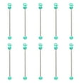 thumbnail image 2 of Tnobhg 10Pcs Bead Pole Gradient Color Keychain Bars Metal Rod Links DIY Projects Pendant Jewelry Making Accessories, 2 of 7