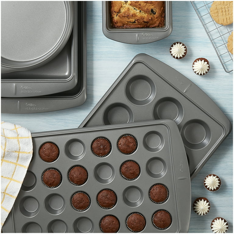  Wilton mini muffin pan, Silver: Home & Kitchen