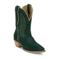 thumbnail image 2 of Tony Lama Womens Lea Suede Embroidered Snip Toe Cowboy  Mid Calf Boots, 2 of 5