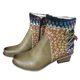 thumbnail image 4 of NECHOLOGY Botas Mujer Adulto Femenino Zapatos Botines para mujer Botas Botas Cremallera corta Tacón étnico Botas de mujer laterales para mujer (Green, 9), 4 of 6
