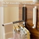 thumbnail image 4 of Folding Clothes Drying Rack, Door Hook Clothes Hanger,Portable Black, 4 of 5
