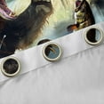 thumbnail image 4 of Castle Fairy Children Teenagers Wildlife Bear Big Bass Fish Black Out Curtains,Fishing And Hunting Curtains Pack of 2 (42x63 Each),Mountain Jungle Animal Bedroom Curtains,Super Cozy Room Decor, 4 of 6
