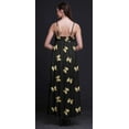 thumbnail image 4 of Bimba Robe Longue Maxi Imprimée à Bretelles Spaghetti Ajustables en Rayonne Papillon pour Femmes Boho-Très Petite, 4 of 5
