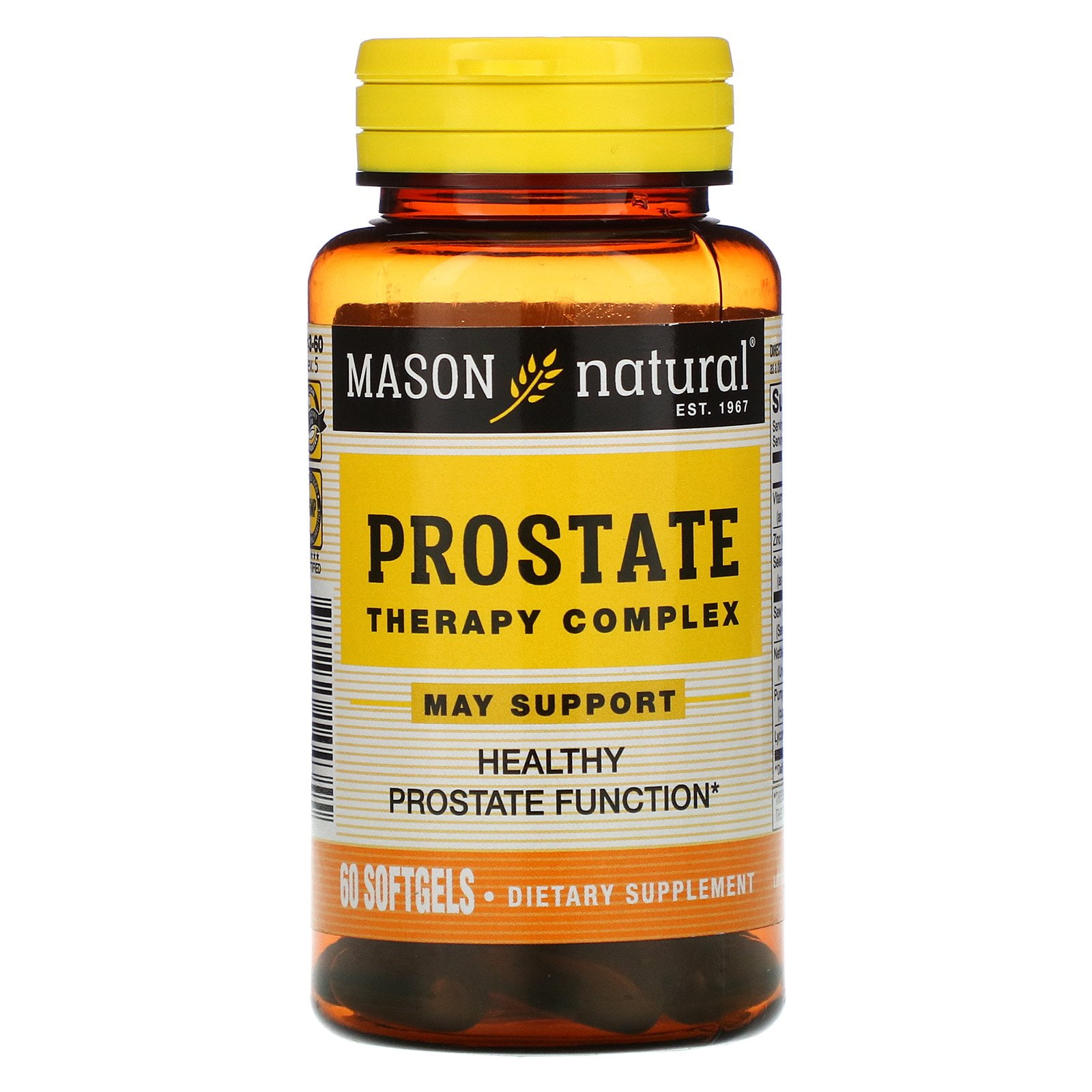 Mason Vitamins Prostate Therapy Complex Softgels | 60 Count | Pack of 2