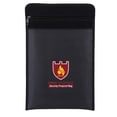 thumbnail image 2 of LHCER 1pc Double Sided Fireproof Bag Fire Water Resistant Pouch for LiPo Battery Money Document, Fireproof Documents Bag,Fireproof Bag, 2 of 8