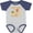 Baseball Heather and Navy, variant on Inktastic Holy Cow I'm One Boy Farm Animal Birthday Boys or Girls Baby Bodysuit