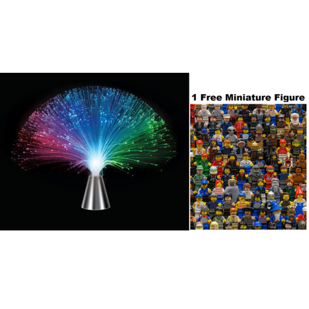 Color Changing Fiber Optic Light & ** 1 Free miniature figures