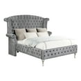 thumbnail image 2 of Deanna California King Tufted Upholstered Bed Grey, 2 of 7
