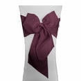 thumbnail image 3 of LA Linen TCpop8x108-Pk10-RedP98 Polyester Poplin Chair Bows, Red - 8 x 108 in. - Pack of 10, 3 of 7
