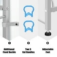 thumbnail image 3 of 3-Tier Water Rack for Gallon Jugs for Home, Office, Kitchen and Breakroom, Silver, 3 of 8