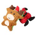 thumbnail image 4 of 2 uds. De peluche interactivo para perros, juguete chirriante de peluche suave para cachorros, juguete para la dentición para rechinar los dientes de mascotas, 2 uds., 4 of 6