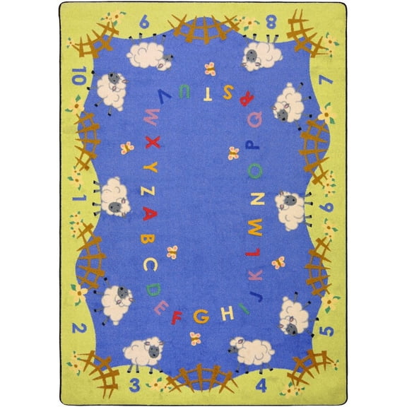 Lamby Pie 10'9" x 13'2" area rug in color Multi