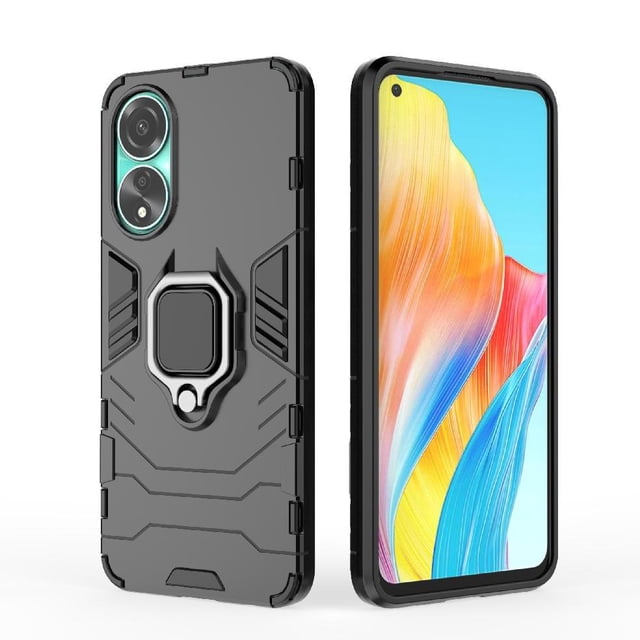 Funda para OPPO A78 4G con Soporte Anillo Giratorio 360° y Protección Resistente a Golpes y Caídas