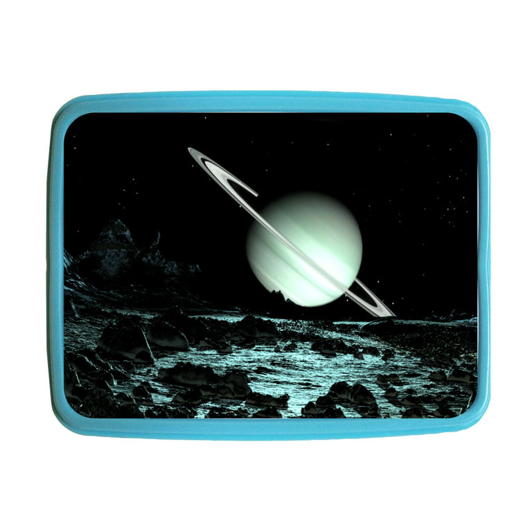 Lunchbox Galaxy Planet Saturn Kids Bento Lunch Box with 3