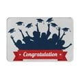 thumbnail image 1 of Kdxio Congratulation Graduate Print Doormat,Porch Decor,Housewarming Decor Gift Doormat,Funny Flannel Floor Mat,Funny Doormat 24x16 Inch, 1 of 7