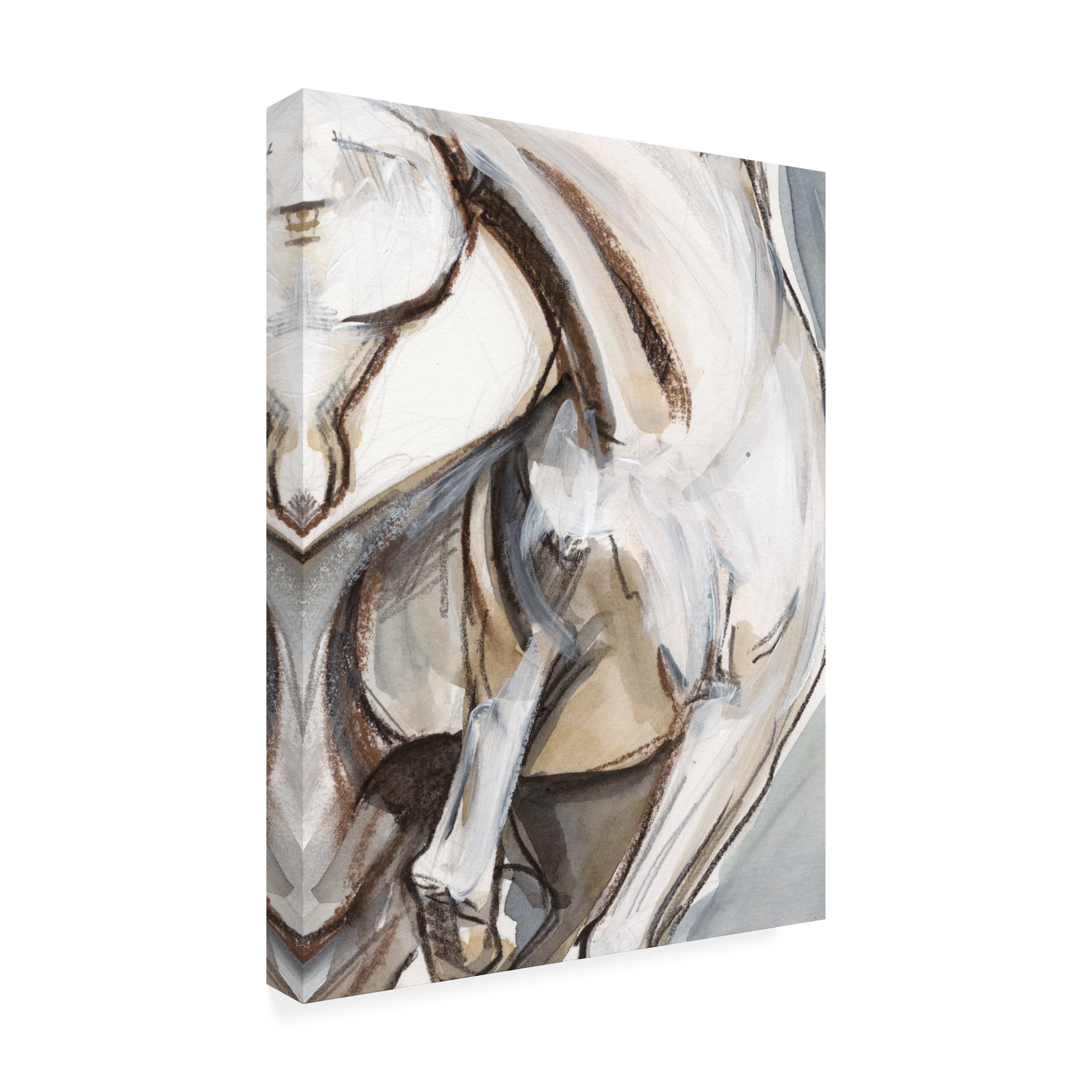 Trademark Fine Art 'Horse Abstraction II' Canvas Art by Jennifer Paxton Parker