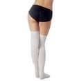 thumbnail image 6 of iB-iP Women's Navy Stripes Sports Football Style Hold-up Thigh High Long Socks, 6 of 7