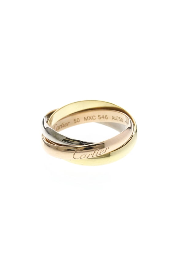 Pre-Owned CARTIER Trinity Ring Yellow Gold (18K),Pink Gold (18K),White Gold (18K) Polished