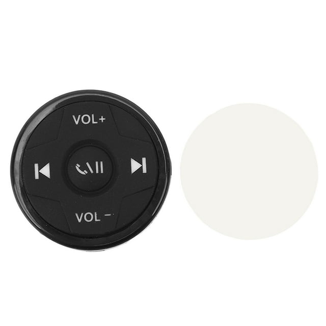Kit de télécommande Bluetooth, appairage facile pour iOS et Android, bouton multimédia, télécommande pour volant de moto
