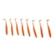 thumbnail image 2 of 8 Unids / caja Artificial T Tail Pinworm Head Señuelos Señuelos blandos 10cm DYNWAVEMX Señuelo de pesca, 2 of 7