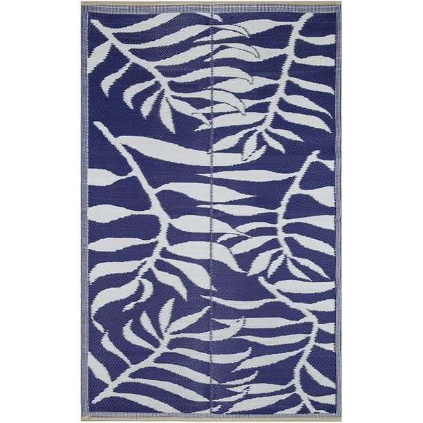 Lightweight Indoor Outdoor Reversible Plastic Area Rug 8x10 Feet