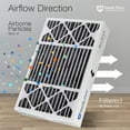 thumbnail image 5 of 16x25x5 (4 3/8) Honeywell Replacement Air Filters MERV 10 Plus Carbon 2 Pack, 5 of 7