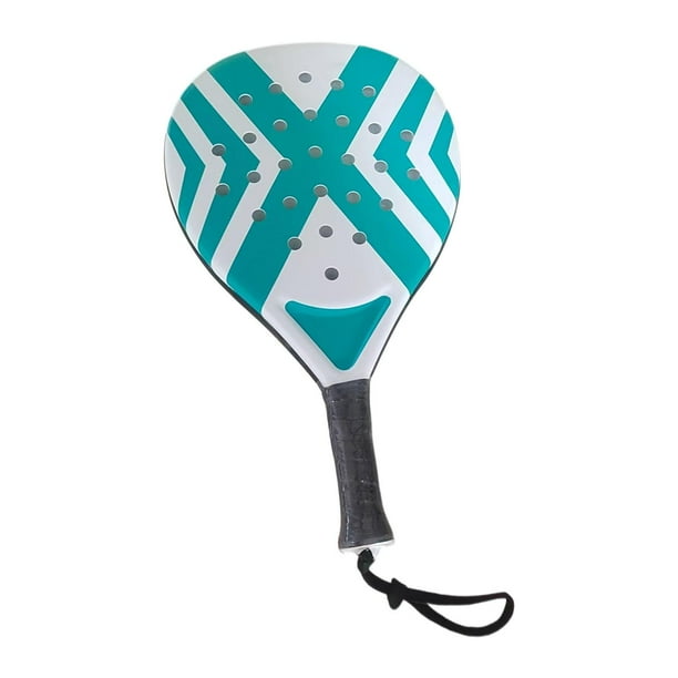 Pala de pádel para entrenamiento y deportes al aire libre con bolsa de almacenamiento antideslizante profesional Rayas blancas verdes