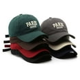 thumbnail image 4 of Casquette de Baseball Personnalisée avec Broderie de Lettres Lavées, Protection Solaire, 4 of 10