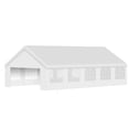 thumbnail image 2 of 20x33FT Outdoor Gazebo, Large Event Shelter with 6 Removable Sidewalls Windows, Heavy Duty Tent Ideal for Parties, Camping, Events, Beach BBQ and Garden, 2 of 8