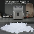 thumbnail image 5 of Nugget Ice Maker Countertop Machine with Soft Chewable Ice 36Lbs/24Hrs Pebble Ice Maker with Self-Cleaning One-Click Operation with Ice Scoop/Basket for Home/Kitchen/Bar, 5 of 8