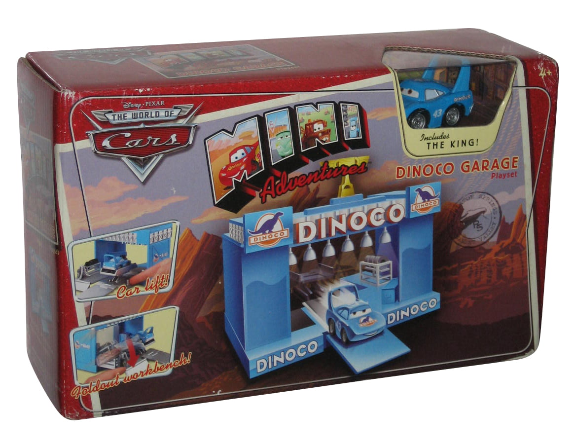 Disney Cars Mini Adventures Dinoco Garage Playset w/ The