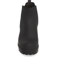 thumbnail image 4 of JEFFREY CAMPBELL Raining Almond-Toe Chunky Lug Sole Block Heel Booties Black (Black, 10), 4 of 6