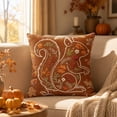 thumbnail image 5 of AuroraX Fall Pumpkin Throw Pillow Covers Thanksgiving Decorative Throw Pillowcase Farmhouse Outdoor Rustic Harvest Home Decor Brown, 5 of 7