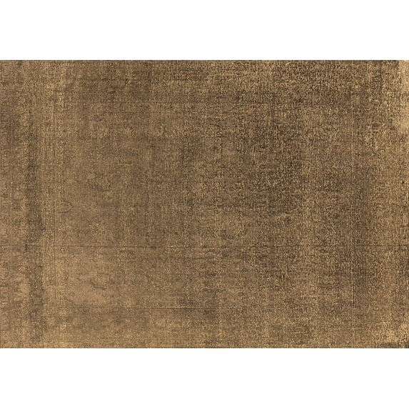 Ahgly Company Indoor Rectangle Oriental Brown Industrial Area Rugs, 6' x 9'