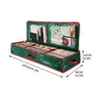 thumbnail image 2 of Sulaicai Christmas Wrapping Paper Organizer Storage,Gift Wrap Holder With Extra Pockets for Christmas Decorations,Underbed Storage for Holiday Decorations, Large Capacity Storage Box, 41x14x6, 2 of 7
