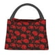 thumbnail image 1 of Fotbe Red Skulls Bolsa Térmica Portátil con Estampado, Bolsa de Entrega de Alimentos Aislada, Bolsa Reutilizable de Gran Capacidad para Comidas y Supermercado, 1 of 6