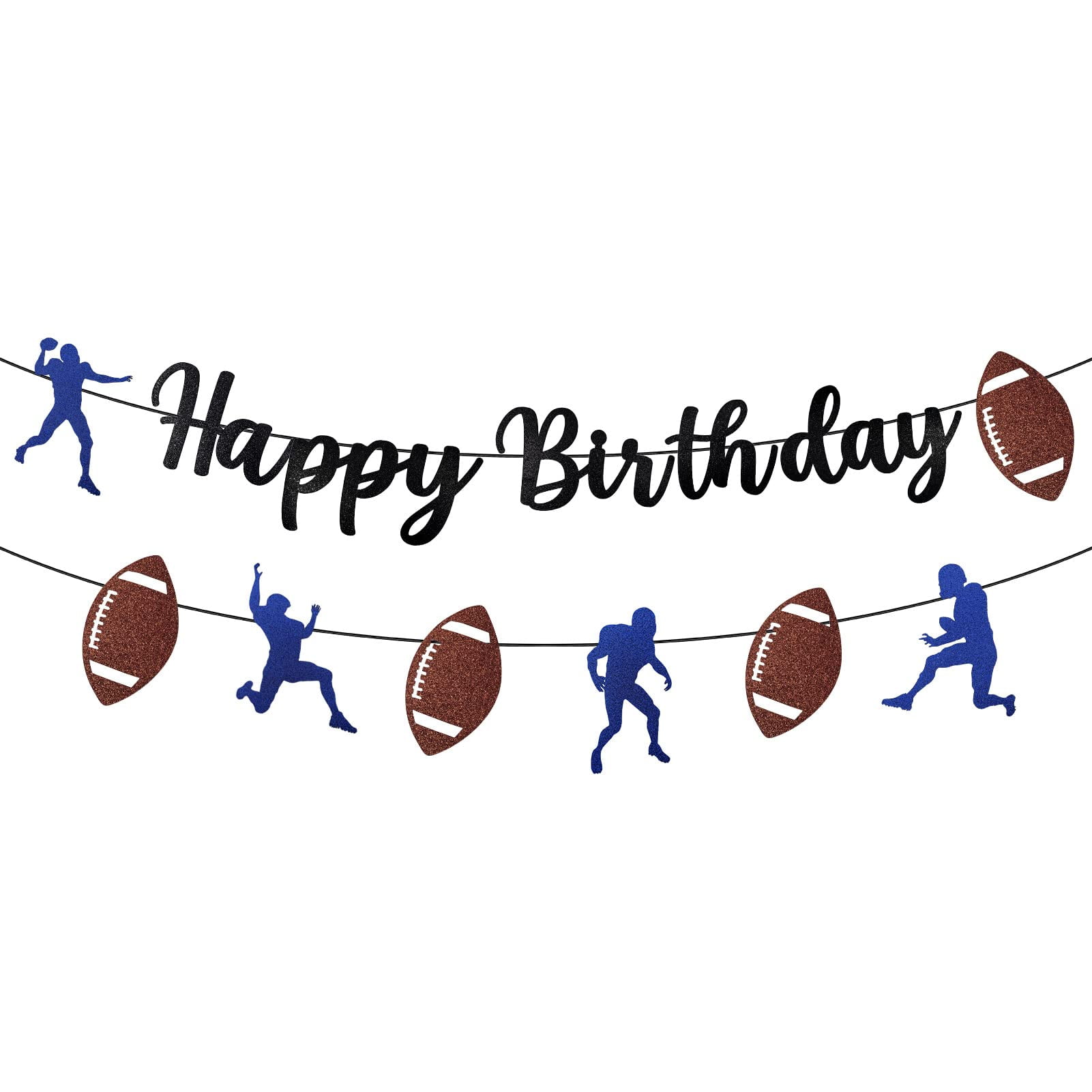 Football Banner Birthday Party Decorations for Boys Men, Sports Theme