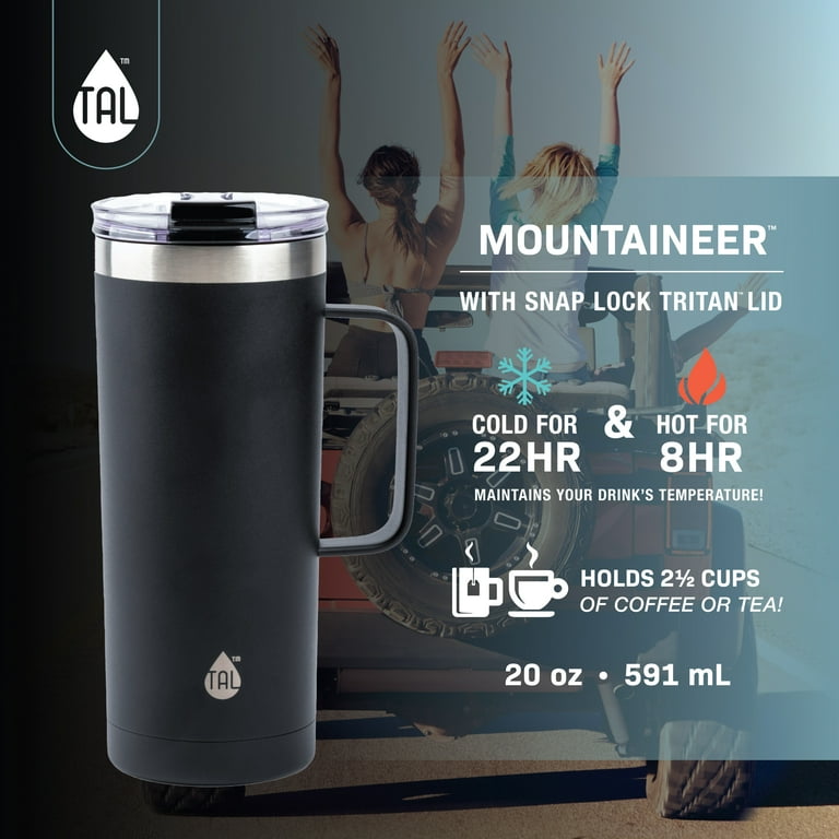 TAL Stainless Steel Mountaineer Mug 20 fl oz, Blue Slate - Walmart.com