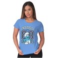 thumbnail image 3 of Vintage Smurf University Varsity Women's T Shirt Ladies Tee Brisco Brands 3X, 3 of 6
