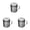 Silver-A 3PCS, variant on YoeXGDS 1PC Mini Pepper Grinder Shakers for Travel, Stainless Steel Grinder with Glass Body, Refillable Seasonings Grinder for Kitchen Cooking 2inch