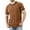 Brown, variant on Men T Shirts Category Spotlight Fashionable V Neck Short Sleeve Elastic Summer Shirt for Men Title