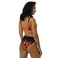 thumbnail image 5 of Black fire Recycled high-waisted bikini (M), 5 of 6