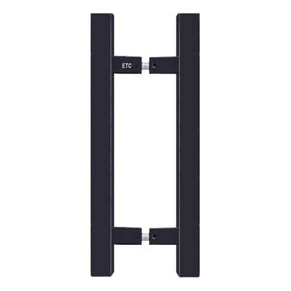 Jaladera Tipo H Cuadrada 60 Cm Acero Inoxidable