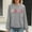 Gray, variant on Christmas Womens Waffle Sweatshirts Loose Crewneck Long Sleeve Shirts Cute Pink Christmas Tree Printed Sweaters Casual Fashion Xmas Holiday Party Pullover Tops