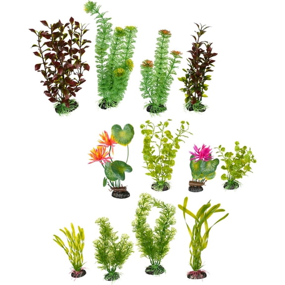 Imagitarium Variety Pack Plastic Aquarium Plants