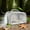 Grey, variant on Scratch-Resistant Bearded Dragon Backpack Foldable Gecko Carrier Ventilation Travel Bag with Clear View Window Dual Carry Cage Options for Travel Hiking & Vet Visits