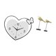 thumbnail image 5 of Reloj De Pared Acrílico En Forma De Corazón Con Movimiento Silencioso Y Modernas Estatuas De Pájaros De Madera Para Decoración Creativa De Salas De Estudio, Cafeterías, Oficinas,, 5 of 8