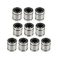 thumbnail image 4 of LM8SUU 8mmx15mmx17mm Linear Motion Bushing Ball Bearing Silver Tone 10Pcs, 4 of 5