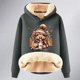 thumbnail image 5 of WILLBEST Sudadera con Capucha Oversize para Mujer, con Estampado Navideño de Vaca y Cordero XX-Grande, 5 of 5