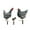 YKLU074, variant on Rooster Hen Decorative Garden Stakes Outdoor Garden Decoration Chicken Stake for Yard Outdoor Ornaments